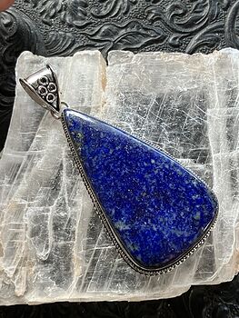 Blue Lapis Lazuli Gemstone Crystal Jewelry Pendant #6ba9n5Nybwg
