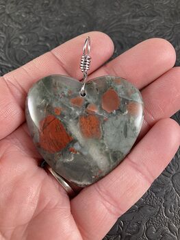 Cherry Orchard Heart Stone Pendant Jewelry #KrYbtDCVirs