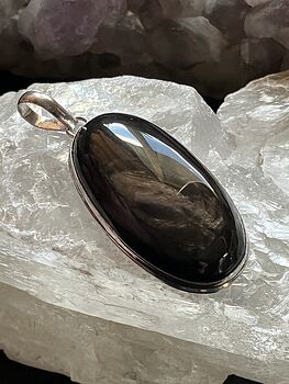 Copper Sheen Obsidian Crystal Stone Jewelry Pendant #on9xwjUrXRk