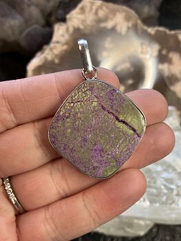 Stichtite Serpentine Stone Jewelry Crystal Pendant #y5I5O9LM3ss