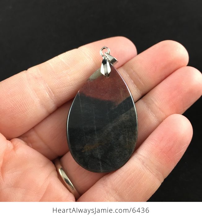 African Bloodstone Jewelry Pendant - #pAeqLm8C1as-6