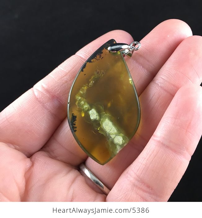 African Opal Stone Jewelry Pendant - #v6tOF4Fd9Lg-6