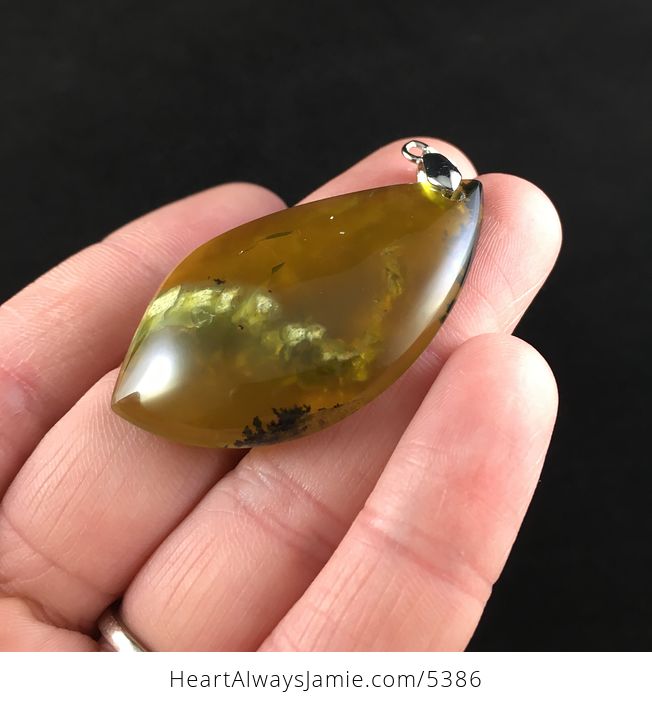 African Opal Stone Jewelry Pendant - #v6tOF4Fd9Lg-3