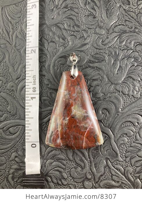 African Red and Green Opal Stone Jewelry Pendant - #xfxDJ2Oc1LI-2