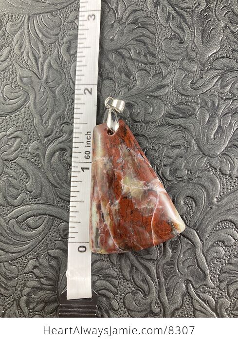 African Red and Green Opal Stone Jewelry Pendant - #xfxDJ2Oc1LI-6