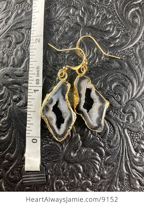 Agate Geode Druzy Slice Stone Jewelry Earrings - #fdd0PWZ6uzs-6