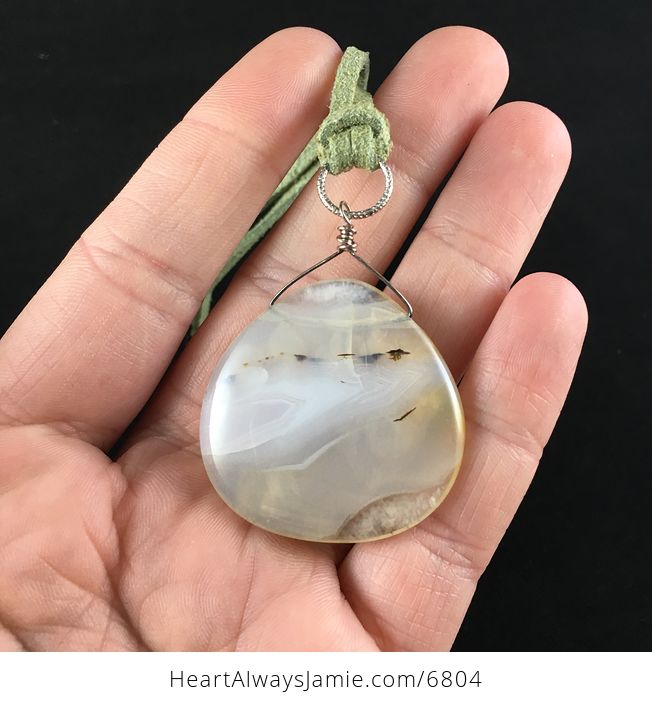Agate Stone Jewelry Pendant Necklace - #p7PHmnuxeiY-2