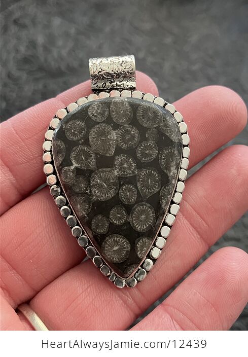 Agatized Coral Fossil Gemstone Stone Jewelry Crystal Pendant - #ovntx21tszQ-5