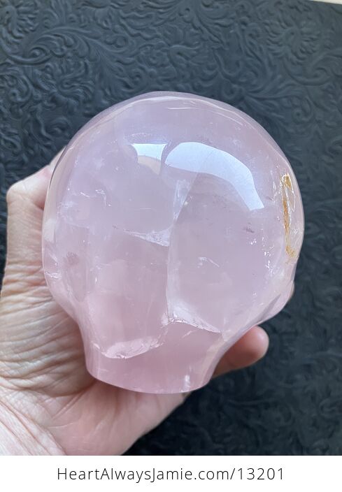 Alien Head Crystal Carving in Rose Quartz - #aIhkEkXlGS0-4