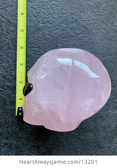 Alien Head Crystal Carving in Rose Quartz - #aIhkEkXlGS0-2