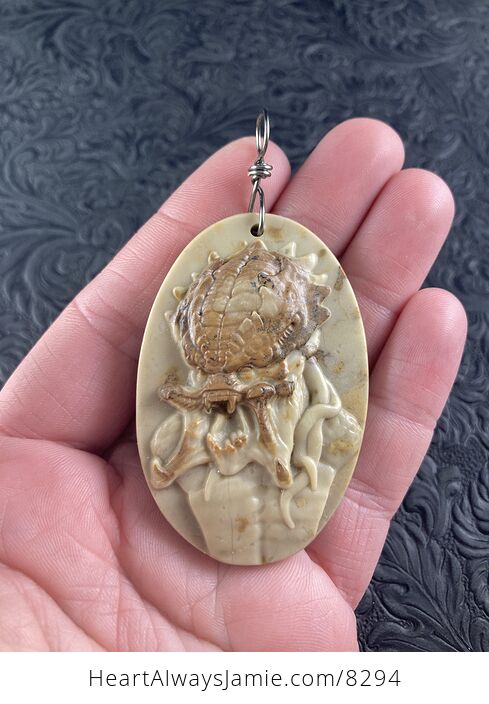 Alien Pendant Stone Jewelry Mini Art Ornament - #4NUmVf28tqU-1