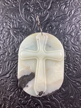 Amazonite Cross Stone Jewelry Pendant Mini Art Ornament #gqJVZs8LYsQ