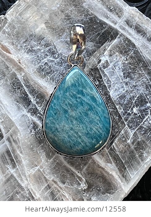 Amazonite Crystal Gemstone Jewelry Pendant - #rl5fOkyPFrQ-5