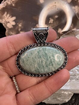 Amazonite Crystal Stone Jewelry Pendant #ylXcsOFcoZk