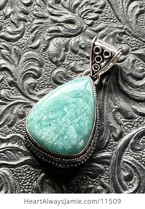 Amazonite Crystal Stone Jewelry Pendant - #DOHqmlgDi2U-8