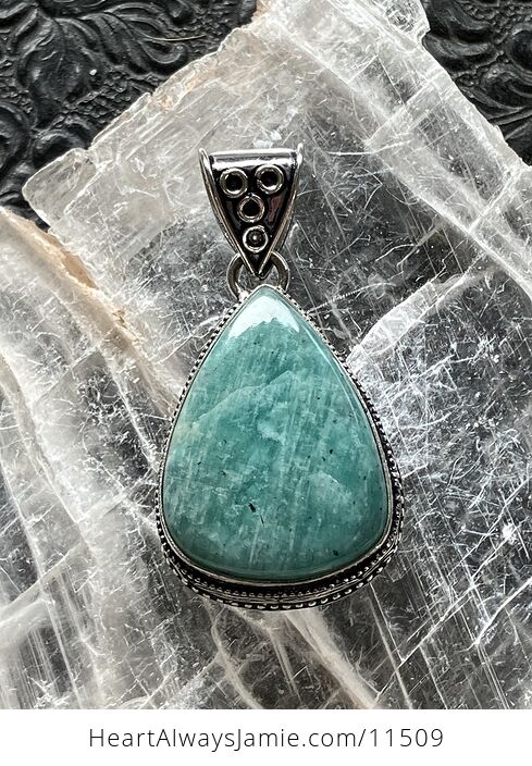 Amazonite Crystal Stone Jewelry Pendant - #DOHqmlgDi2U-1