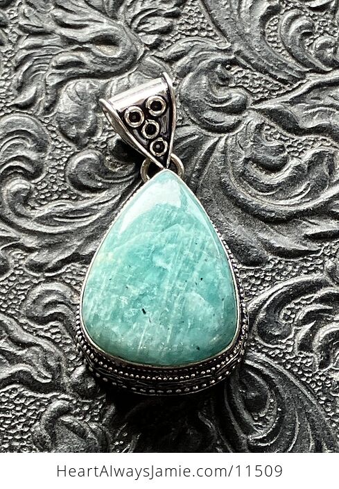 Amazonite Crystal Stone Jewelry Pendant - #DOHqmlgDi2U-9