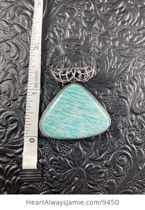 Amazonite Crystal Stone Jewelry Pendant - #l2pjSuo8cPU-2