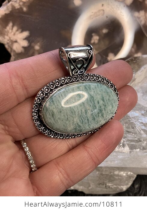 Amazonite Crystal Stone Jewelry Pendant - #ylXcsOFcoZk-4