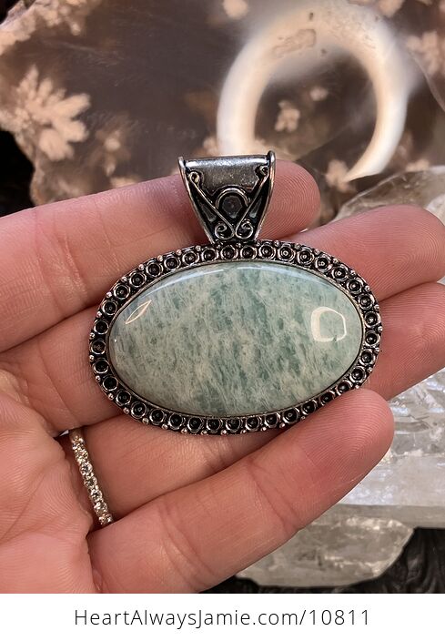 Amazonite Crystal Stone Jewelry Pendant - #ylXcsOFcoZk-1