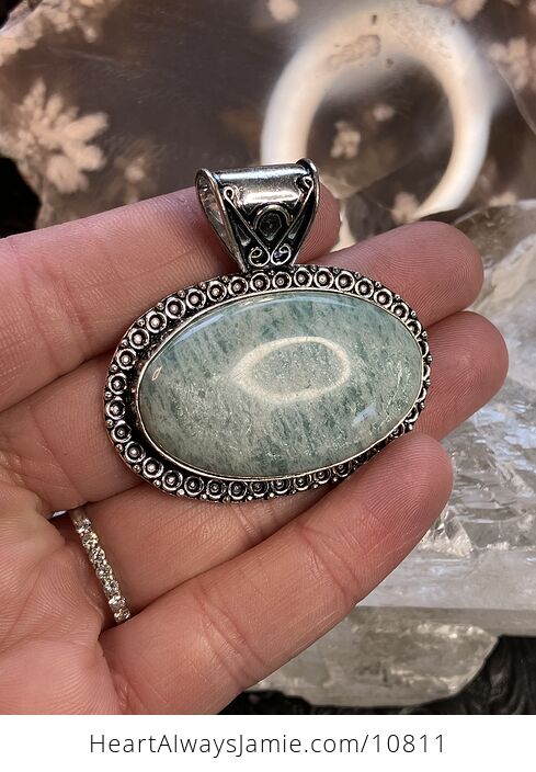 Amazonite Crystal Stone Jewelry Pendant - #ylXcsOFcoZk-3