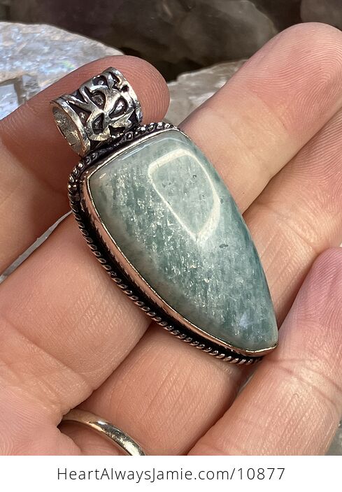 Amazonite Crystal Stone Jewelry Pendant Imperfect Discount - #CjqKW8rMmuk-3