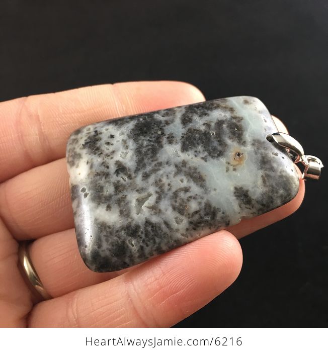 Amazonite Jasper Stone Jewelry Pendant - #HGosssah62k-3