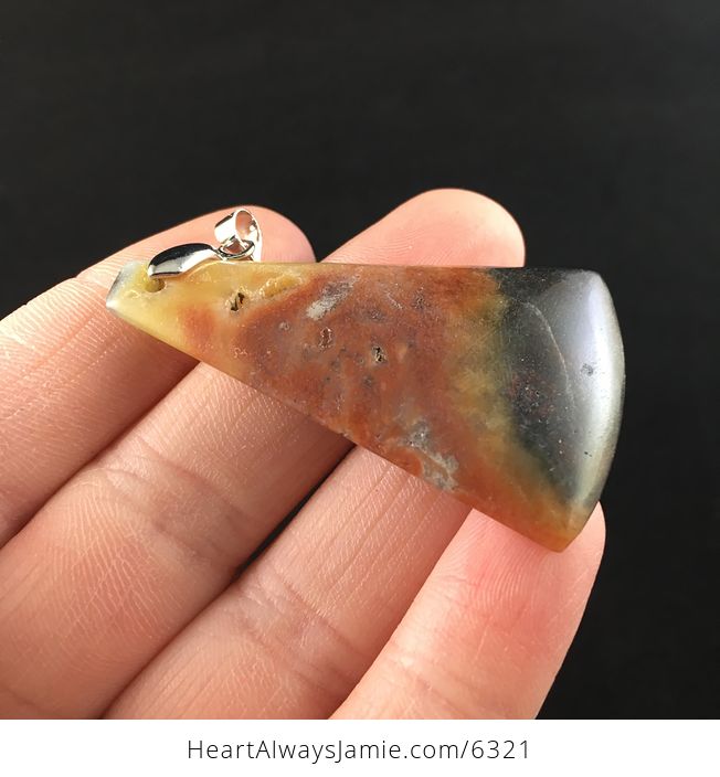 Amazonite Jasper Stone Jewelry Pendant - #NyRXbcKiM08-4