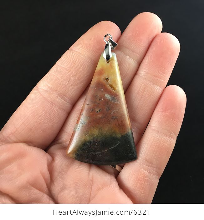 Amazonite Jasper Stone Jewelry Pendant - #NyRXbcKiM08-1