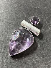 Amethyst Ametrine Pendant Stone Crystal Jewelry #jqiDBLA48Y0