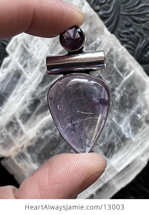 Amethyst Ametrine Pendant Stone Crystal Jewelry - #jqiDBLA48Y0-3