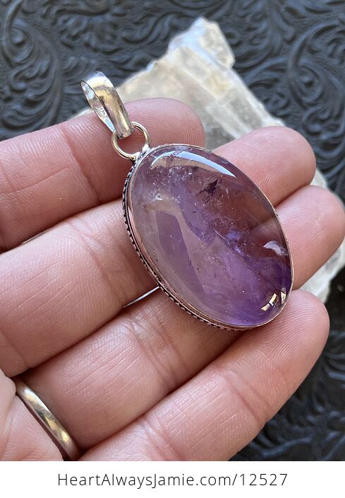 Amethyst Ametrine Stone Jewelry Crystal Pendant - #Vnae6izUIMw-2