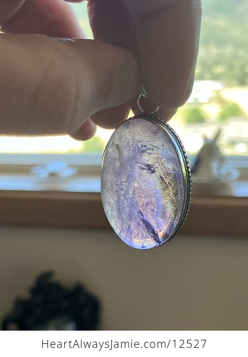 Amethyst Ametrine Stone Jewelry Crystal Pendant - #Vnae6izUIMw-8