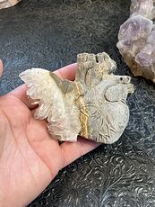 Anatomical Human Heart Cardiology Hand Carved Crystal Stone Rock Figurine #ULGDNBvJmSg