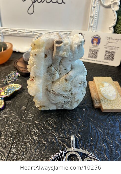 Anatomical Human Heart Cardiology Hand Carved Crystal Stone Rock Figurine - #O9jnZs9jyLE-10