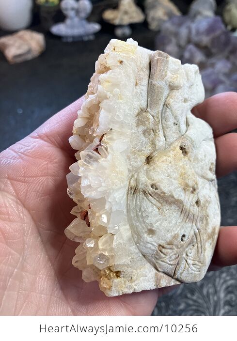 Anatomical Human Heart Cardiology Hand Carved Crystal Stone Rock Figurine - #O9jnZs9jyLE-3