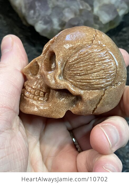 Anatomical Human Skull and Muscle Face Crystal Carving - #daMMkLAFyYc-2
