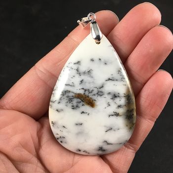 Beautiful African Dendrite Moss Opal Stone Pendant #bKiho4yPLyY