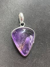 Beautiful Amethyst Ametrine Rainbowy Pendant Stone Crystal Jewelry #fVN5cQQWWm0