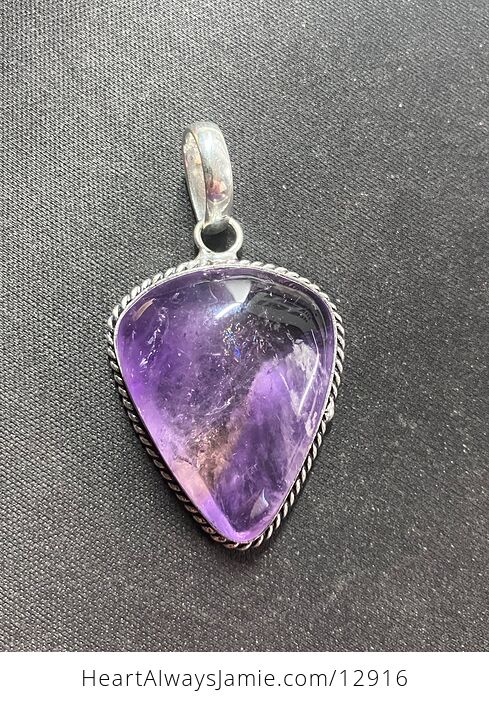 Beautiful Amethyst Ametrine Rainbowy Pendant Stone Crystal Jewelry - #fVN5cQQWWm0-1