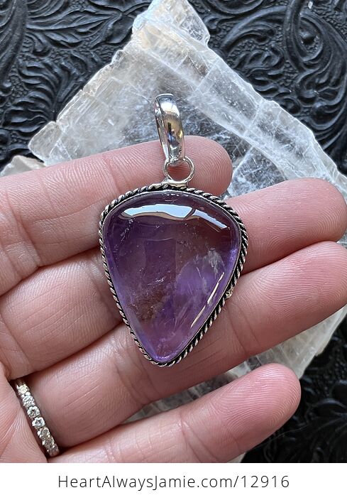 Beautiful Amethyst Ametrine Rainbowy Pendant Stone Crystal Jewelry - #fVN5cQQWWm0-3