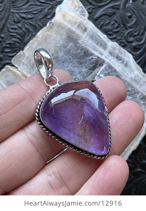 Beautiful Amethyst Ametrine Rainbowy Pendant Stone Crystal Jewelry - #fVN5cQQWWm0-5