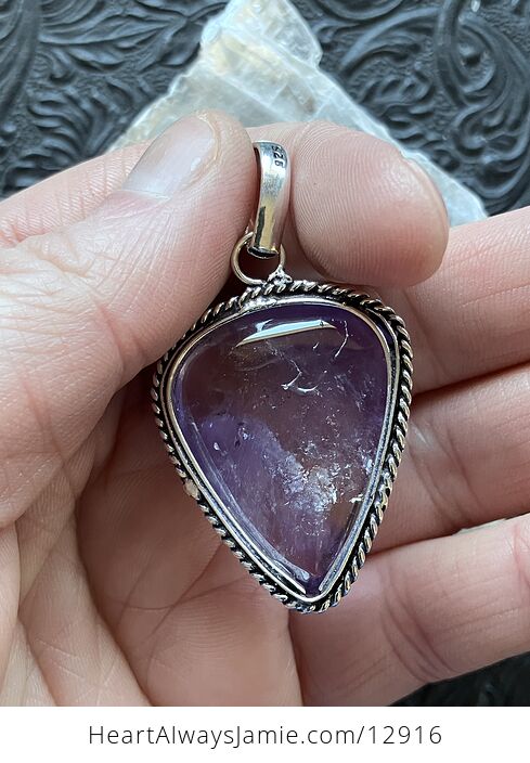 Beautiful Amethyst Ametrine Rainbowy Pendant Stone Crystal Jewelry - #fVN5cQQWWm0-7