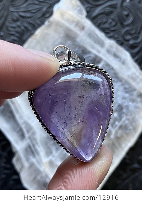 Beautiful Amethyst Ametrine Rainbowy Pendant Stone Crystal Jewelry - #fVN5cQQWWm0-8