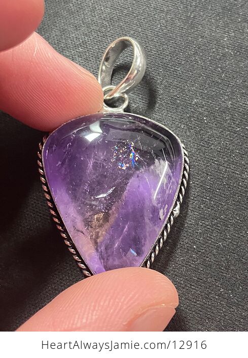 Beautiful Amethyst Ametrine Rainbowy Pendant Stone Crystal Jewelry - #fVN5cQQWWm0-10