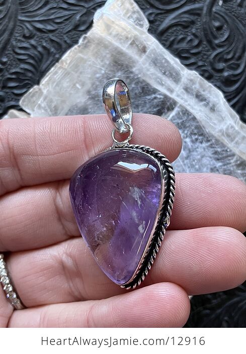 Beautiful Amethyst Ametrine Rainbowy Pendant Stone Crystal Jewelry - #fVN5cQQWWm0-6