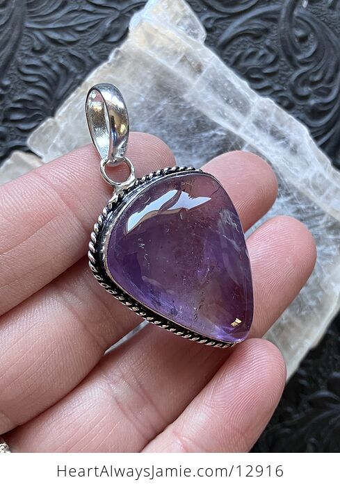 Beautiful Amethyst Ametrine Rainbowy Pendant Stone Crystal Jewelry - #fVN5cQQWWm0-4