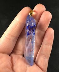 Beautiful Blue Crystal Stone Pendant #ulwIezKAylo