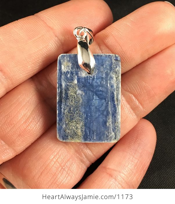 Beautiful Blue Kyanite Stone Pendant - #yxFVAYKuhIM-1
