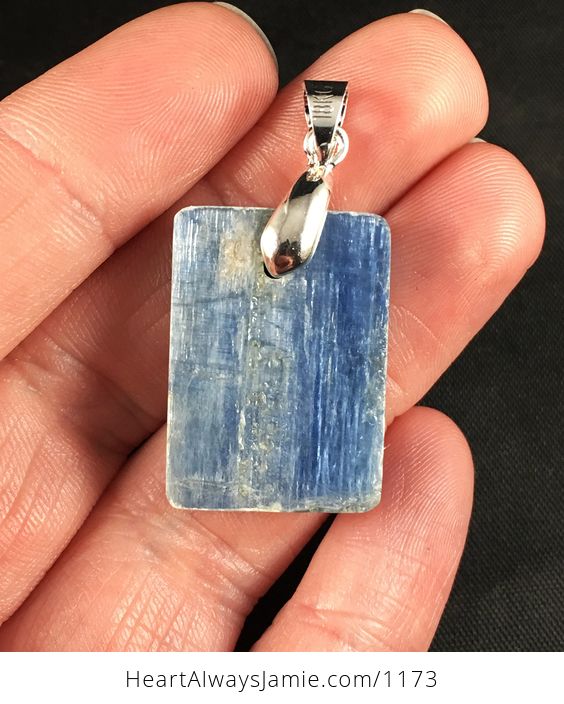 Beautiful Blue Kyanite Stone Pendant Necklace - #yxFVAYKuhIM-2